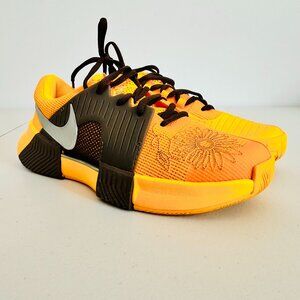 NEW NIKE GP CHALLENGE 1 OSAKA SUNDIAL/BROWN SUNFLOWER FLORAL SNEAKERS RARE